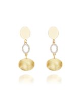 Pendientes Nanis Mujer Sway in Oro amarillo Diamante OS14-615
